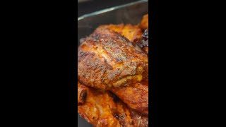 Chicken Thighs on the pellet grill never disappoint shorts chickenthighs pelletgrill [upl. by Nibuz]