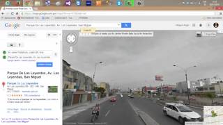 Google Maps  parte 2 cómo llegar de un lugar a otro visita virtual a través de imágenes [upl. by Kynan108]