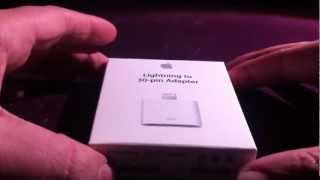 Adaptateur lightning vers 30 broches pour iPhone 5 [upl. by Poler]