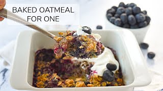 Why Is BAKED OATMEAL for One the Game Changer You Need [upl. by Airahcaz282]