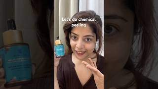 Get rid of dark spots By Chemical Peeling at home 🌸 skincareregime chemicalpeeling darkspots [upl. by Ennovad]