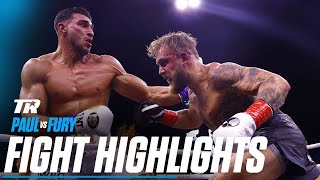 Tommy Fury Upsets Jake Paul By Split Decision  FIGHT HIGHLIGHTS [upl. by Ellerahs821]