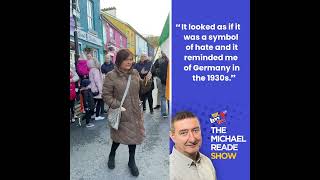 LMFM host Michael Reade is repulsed by tricolour flying in Carlingford [upl. by Analat274]