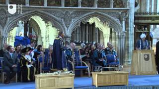 Exeter degree ceremony Friday 4 September 1100 [upl. by Aicilehp86]