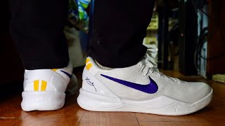 NIKE KOBE 8 PROTRO HOME  ON FEET  DETAILED LOOK [upl. by Cardew]