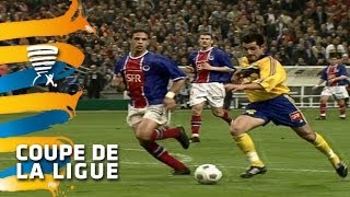 FC Gueugnon  Paris SaintGermain 20  Finale Coupe de la Ligue 2000  Résumé [upl. by Ecnahoy]