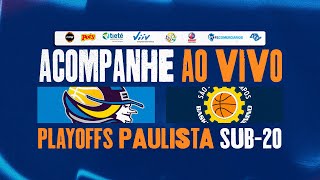 AO VIVO PLAYOFFS  JOGO 2  SMEL BAX BASE x São José U20  Campeonato Paulista de Basquete Feminino [upl. by Imoyik486]