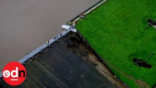 Whaley Bridge Dam Collapse Town Evacuated Over Flood Fears [upl. by Cullan]