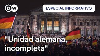 Alemania conmemora reunificación con ánimos crispados y pesimismo [upl. by Plumbo]