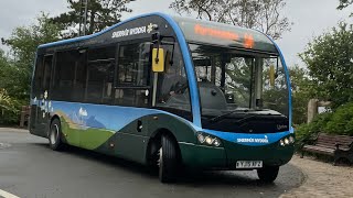 Gwynfor Coaches YJ15 AFZ Optare Solo SR Short Route S4 Nice axles [upl. by Annoyik]