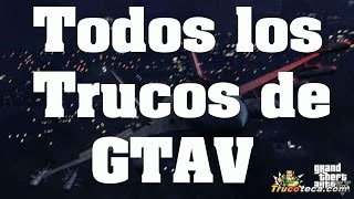 Trucos de GTA 5  Trucoteca Claves y Códigos PC  PS4  PS3  Xbox 360  Xbox One Trampas Gta V [upl. by Yajnas746]