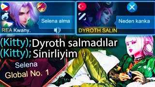 GLOBAL 1 SELENA NİCK DEĞİŞTİRİP SELENA BİLMİYORMUŞ GİBİ TROLLERSE [upl. by Lime976]