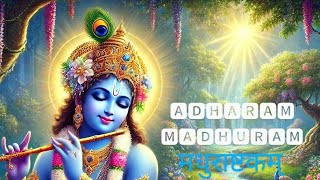 Adharam Madhuram  Madhurashtakam अधरम् मधुरम् [upl. by Aetnahc]