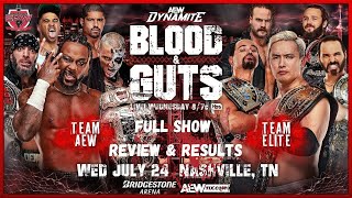 AEW Dynamite 72424 Full Show Review amp Results  AEW Blood And Guts [upl. by Anyaj]