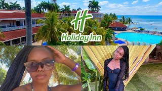 Holiday Inn Resort Montego Bay Jamaica All inclusive Hotel and Room Tour [upl. by Maxia]