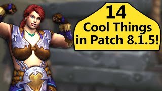 14 Cool Things in Patch 815 [upl. by Nnire195]