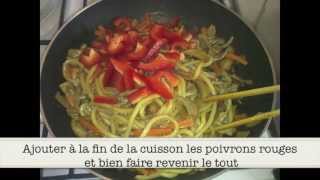 Recette Yaki Udon  nouille Udon sauté à la viande [upl. by Saundra]