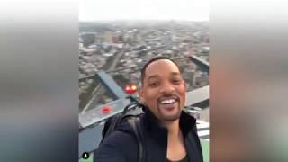 Will Smith filma Bad Boys 3 desde las alturas de la CDMX [upl. by Allak]