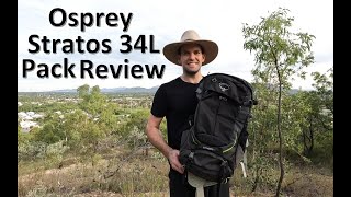 Osprey Stratos 34L Pack Review [upl. by Macknair]