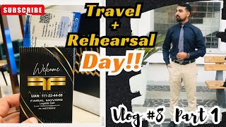 Travel To Lahore  Rehearsal day vlog youtube convocation2023 [upl. by Annaicul]