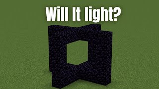 Will the Nether Portal Light [upl. by Liahus]