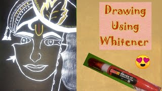 Drawing using whitener step by step [upl. by Joycelin]