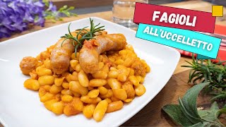 Fagioli alluccelletto toscani con salsiccia [upl. by Sixela865]