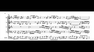 BachSwingle Singers  Fugue in C minor transcription [upl. by Orelu867]