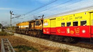 Shatabdi Garib rath RC amp RR  Chasing the Mango WDG4 [upl. by Omsoc]