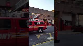 FDNY Battalion 26 Spotted Start Up Bronx NYC shorts fdny firetruck firefighter chevytrucks nyc [upl. by Buckley484]