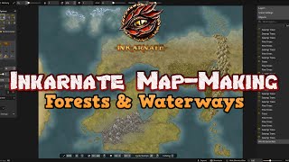 Inkarnate MapMaking Tutorial 3  Forests amp Waterways [upl. by Riorsson]