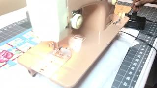 My powerful Necchi Lelia 513 Vintage Sewing Machine [upl. by Guntar538]