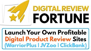 Digital Review Fortune Review Demo Bonus  Digital Product Affiliate Review Site Builder [upl. by Sokem780]