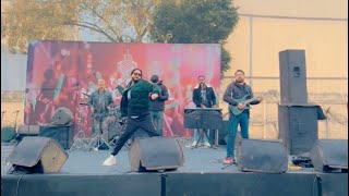 bilal saeed live concert 🎵 bilal saeed hit the mic to audience badly 😢 [upl. by Kcinom]