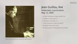 Jean Guillou Live 20000512 Laurenskerk Rotterdam  Schilderijententoonstelling M Moussorgsky [upl. by Benton647]