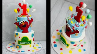 Elmo Cake  Sesame Street Cake [upl. by Alisa813]