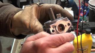 Husky 1850W generator Mikuni Subaru carburetor cleaning [upl. by Maier]