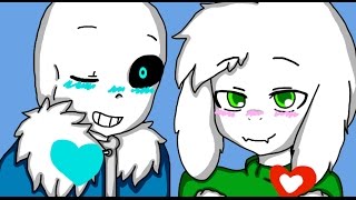 Undertale Hyadain  Ship Battle  Sans VS Asriel [upl. by Mohl956]