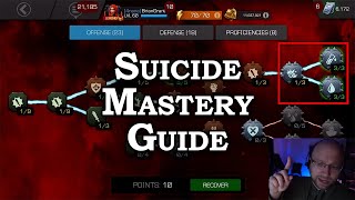 Suicide Mastery Guide updated  Marvel Contest of Champions [upl. by Kazmirci]