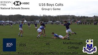 2024 Rosslyn Park Schools Sevens U16 Boys Colts [upl. by Ymia307]