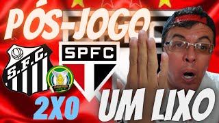 PÓSJOGO Santos 2x0 SÃO PAULO VSF COM ESSE TIME E COM ESSE TREINADOR DINIZ ENGOLIU O CRESPO [upl. by Kimbra988]