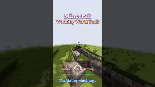 Working Tank In Minecraft Java EditionPoojav Launcher minecraftbuildhacks minecraftjavaedition [upl. by Hansel]