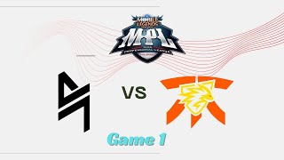 BLACKLIST vs FNATIC ONIC PH GAME 1  MPL PH S14 REGULER SEASON [upl. by Troyes]