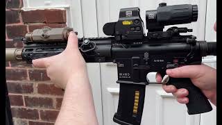 Tokyo Marui HK416D next gen recoil shock airsoft [upl. by Atinaej]