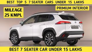 Why best 7 seater cars in India under 15 lakhs Has Just Gone Viral  joravar cars [upl. by Attennhoj]