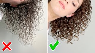 8 Mistakes that Cause Stringy Curls  How to Get Clumps [upl. by Llenad]