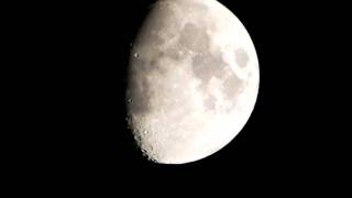 Nikon Coolpix P100 HD Video of Moon Super Cool [upl. by Domph845]