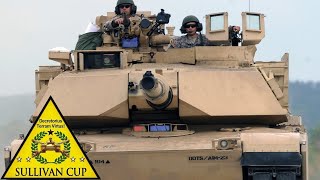 M1A2 Abrams tanks at the 2016 Sullivan Cup best tank crew competition in the USA [upl. by Noteek]