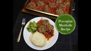 Porcupine Meatballs Recipe [upl. by Nosneb]