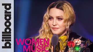 Madonna Woman of The Year Full Speech  Billboard Women in Music 2016 [upl. by Annaihr]